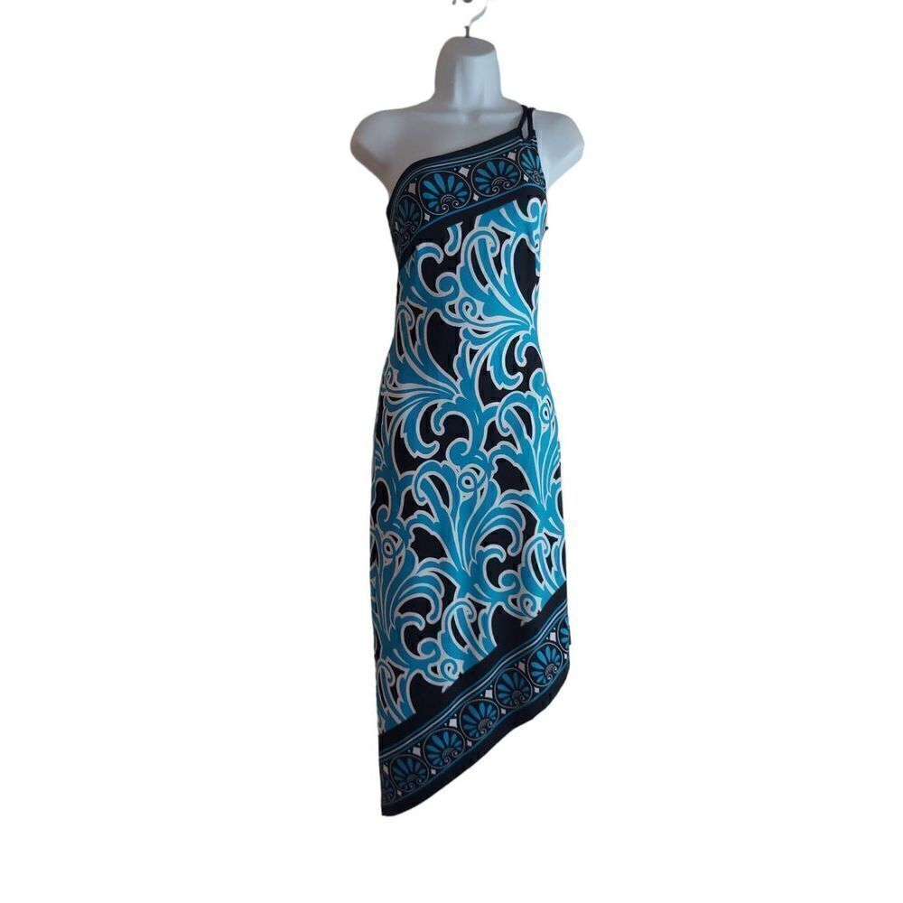 Cache Off the Shoulder Angle Dress